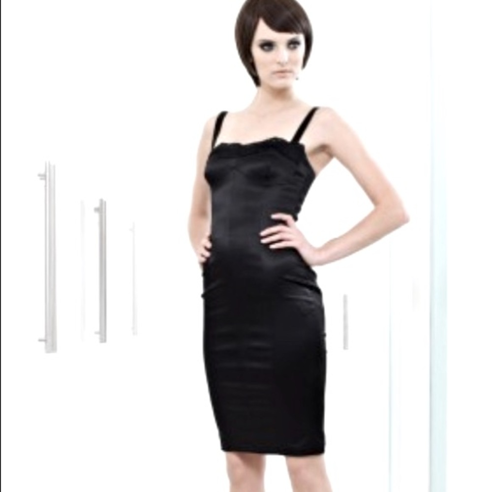 Twenty Cluny Satin Cocktail Dress